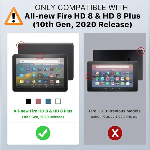 MoKo Case Fits Kindle Fire HD 8 & 8 Plus Tablet - Picture 6 of 6